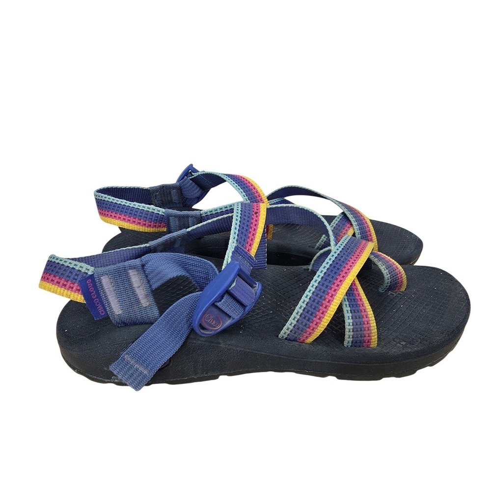 Chaco Womens Z/Cloud 2 Sandals Womens 9 Blue Hook Loop Straps Comfort JCH109032